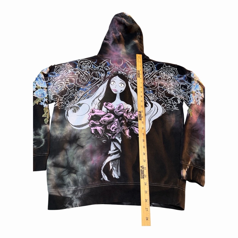 Civil Regime X Corpse Bride Eternal Bride M Rare Tim Burton Embroidered Hoodie - Picture 9 of 9